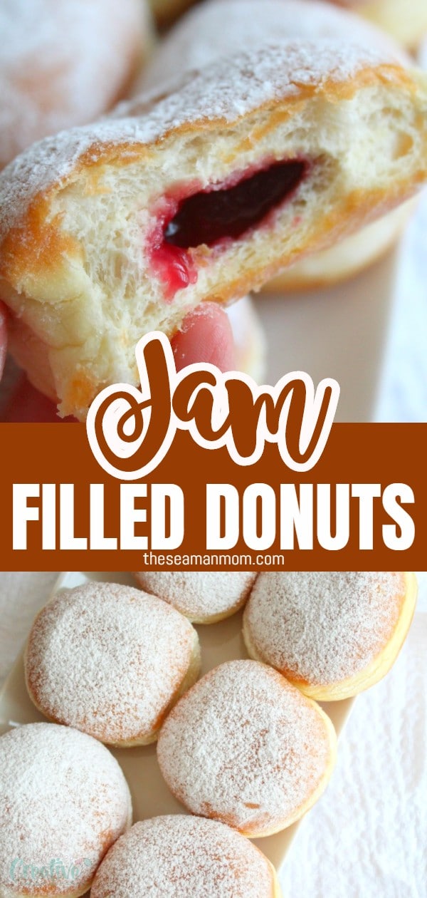 Jam Filled Donuts With Strawberry Jam Easy Peasy Creative Ideas
