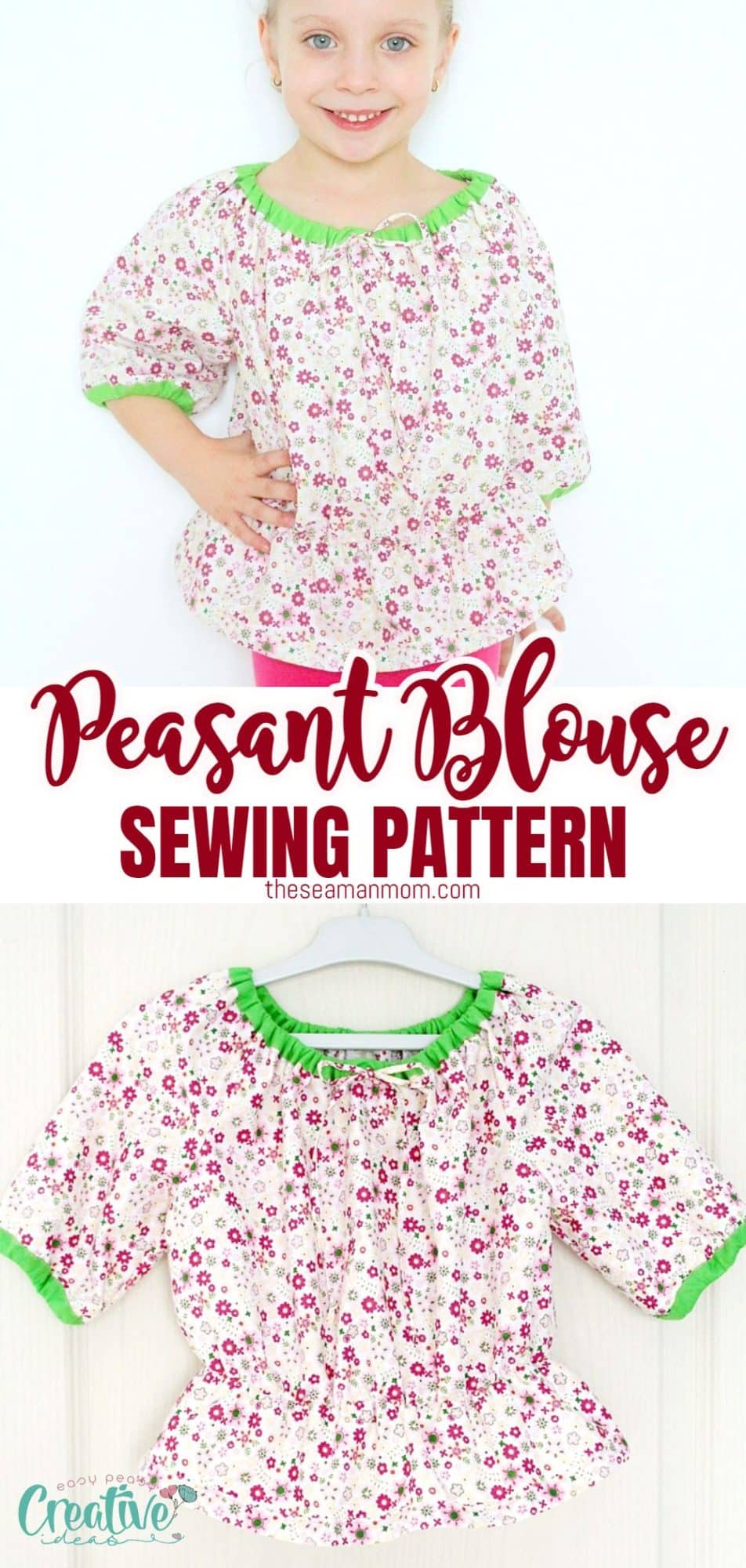 PEASANT BLOUSE PATTERN FOR GIRLS