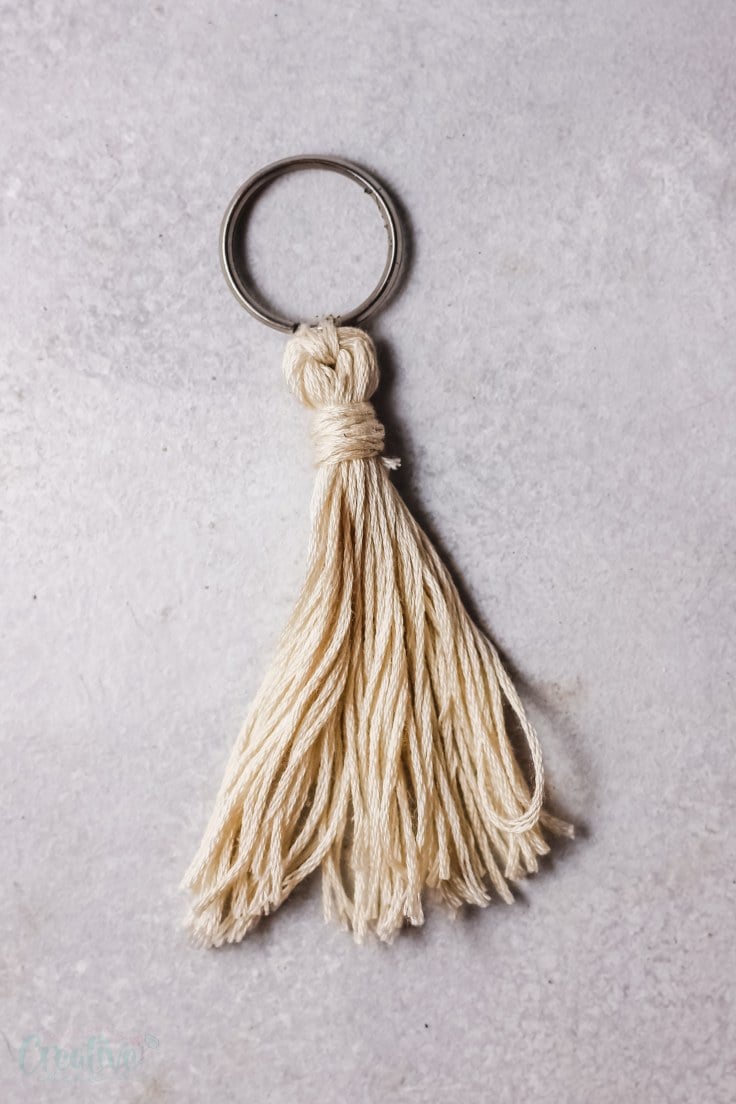 How to Make a DIY Tassel Keychain - The Crafty Blog Stalker