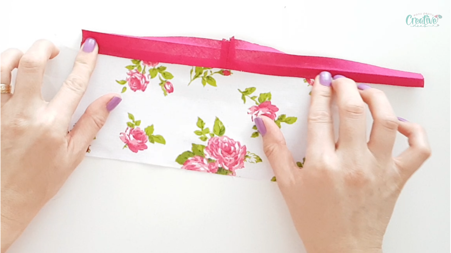 Joining Bias Binding Ends Easiest Method Easy Peasy Creative Ideas