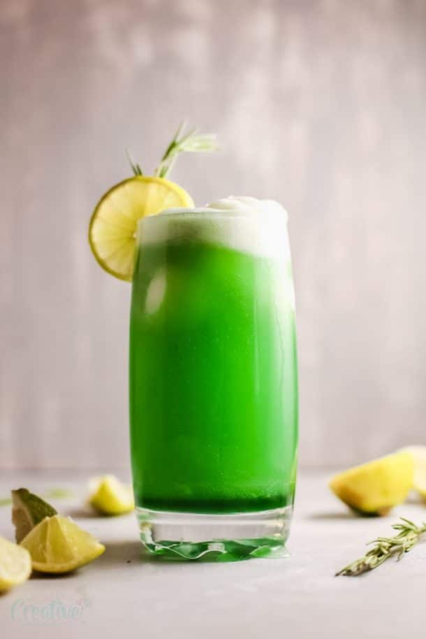 Lime Sherbet Punch St Patrick Drink | Easy Peasy Creative Ideas
