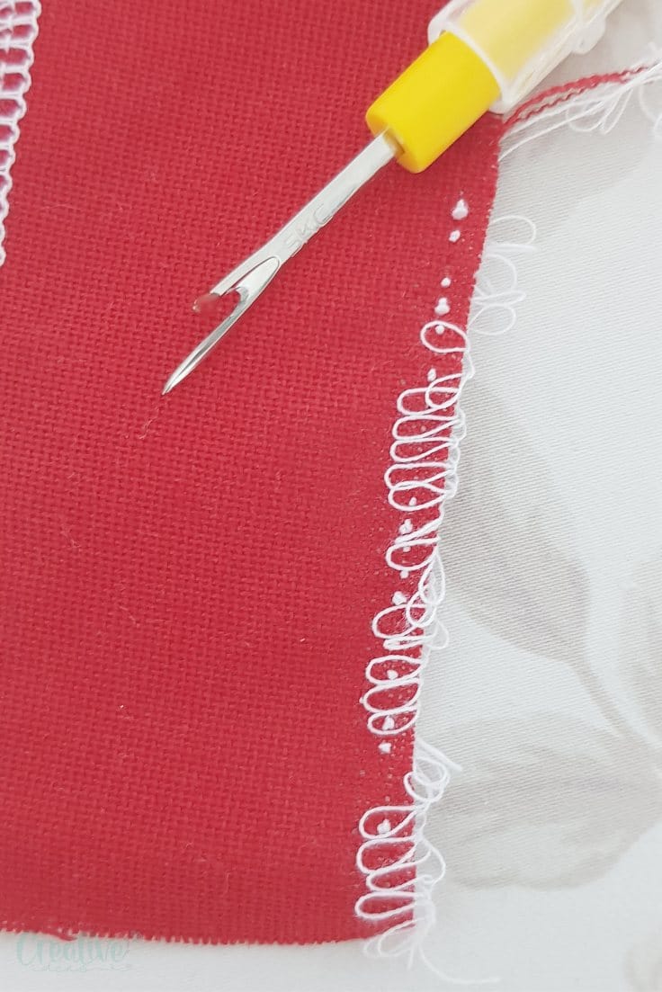 Easy way to remove serger stitches
