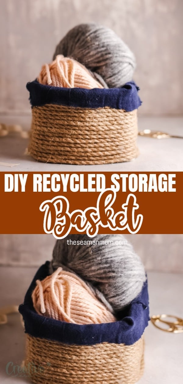 DIY rope basket