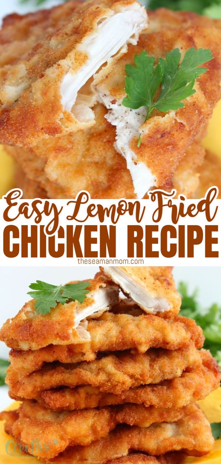 Crispy Lemon Fried Chicken Recipe - Easy Peasy Creative Ideas