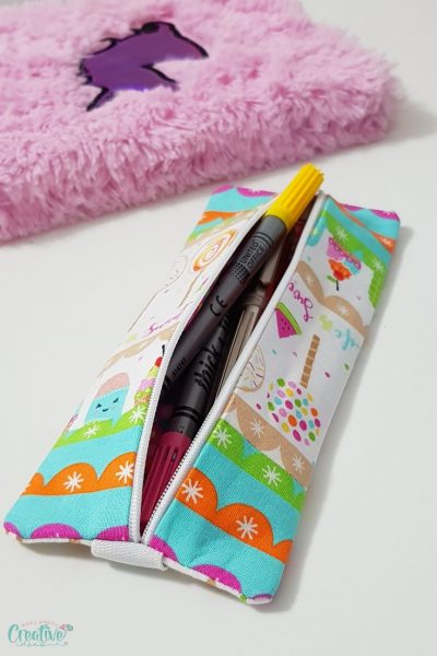 Notebook Pencil Holder Sewing Pattern | Easy Peasy Creative Ideas