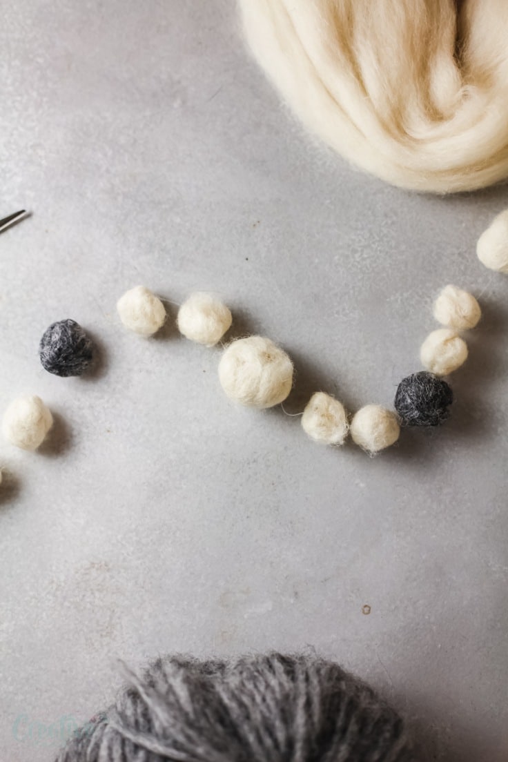 Wool garland