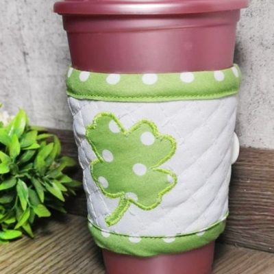 St. Patrick’s Day Coffee cup cozy