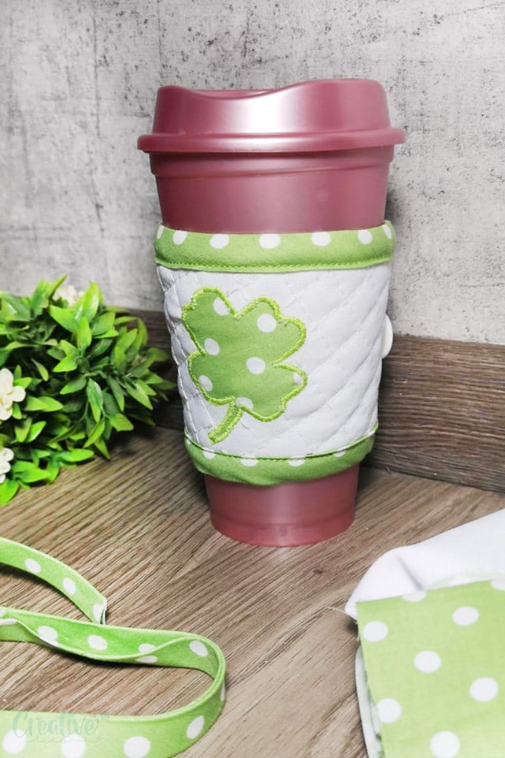 DIY coffee cup sleeve