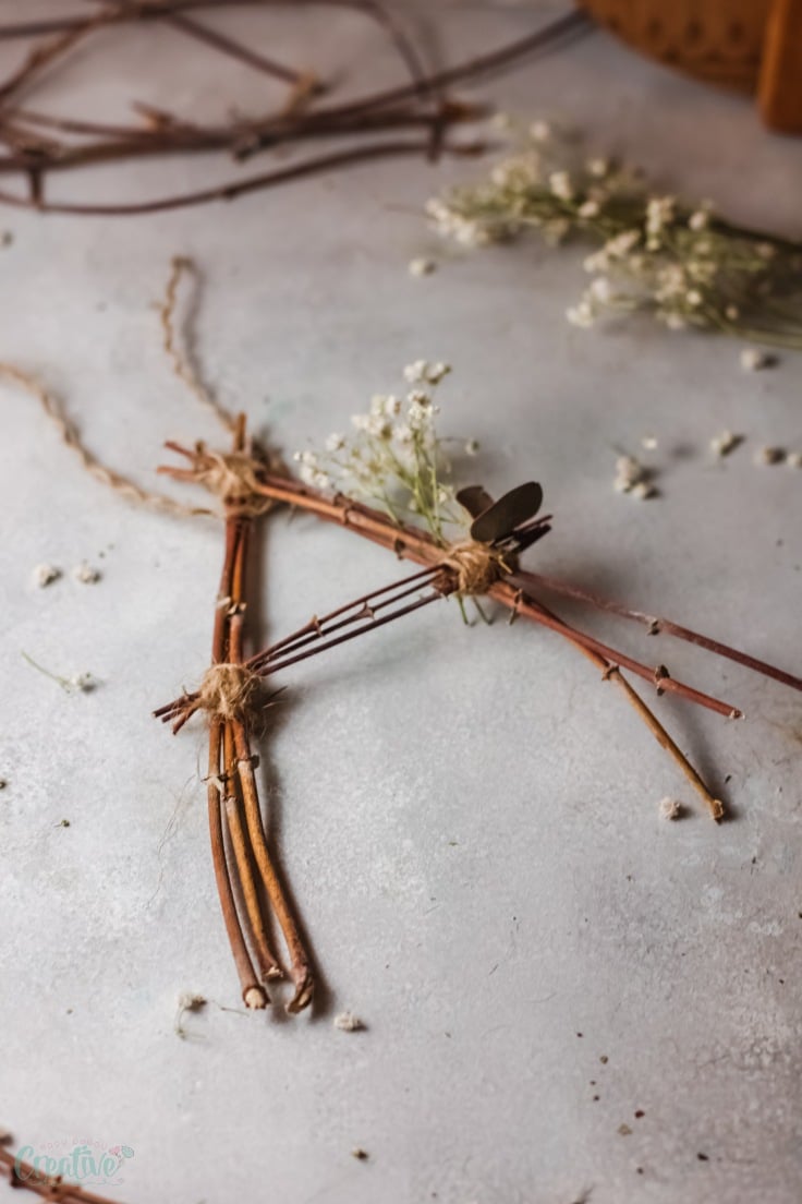 Twig wall decor