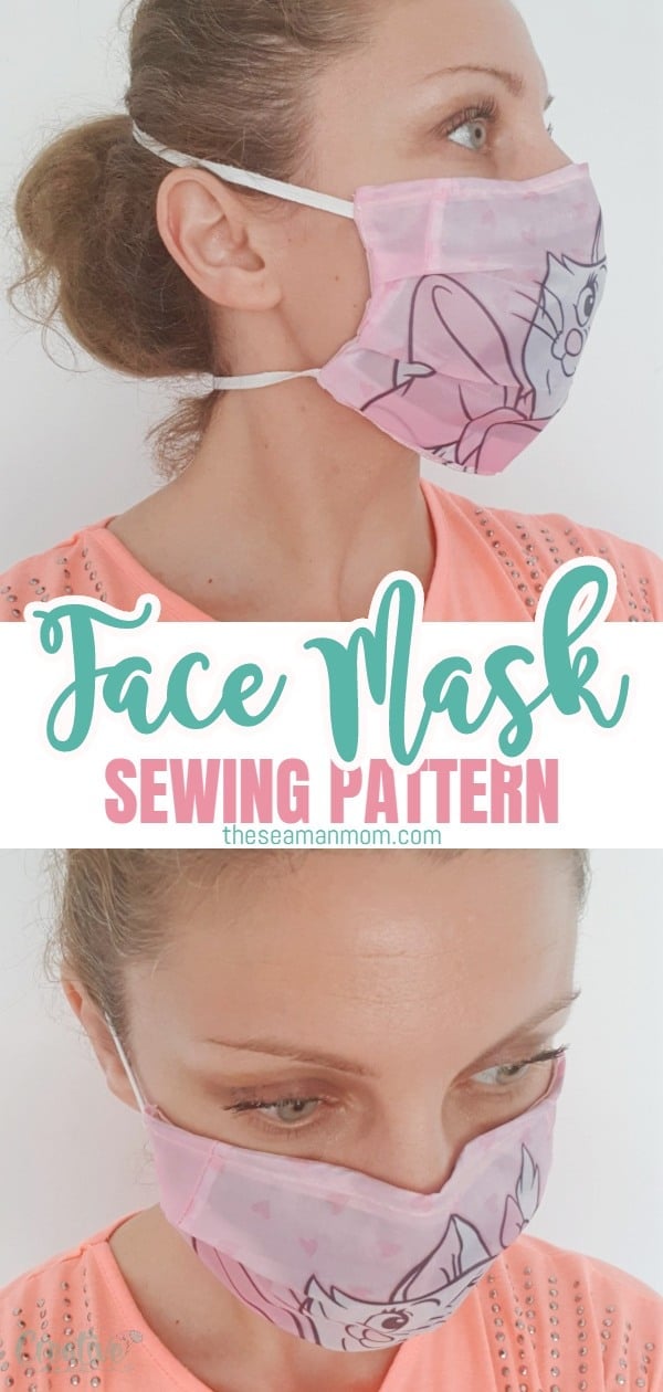 Face Mask Pattern With Different Sizes