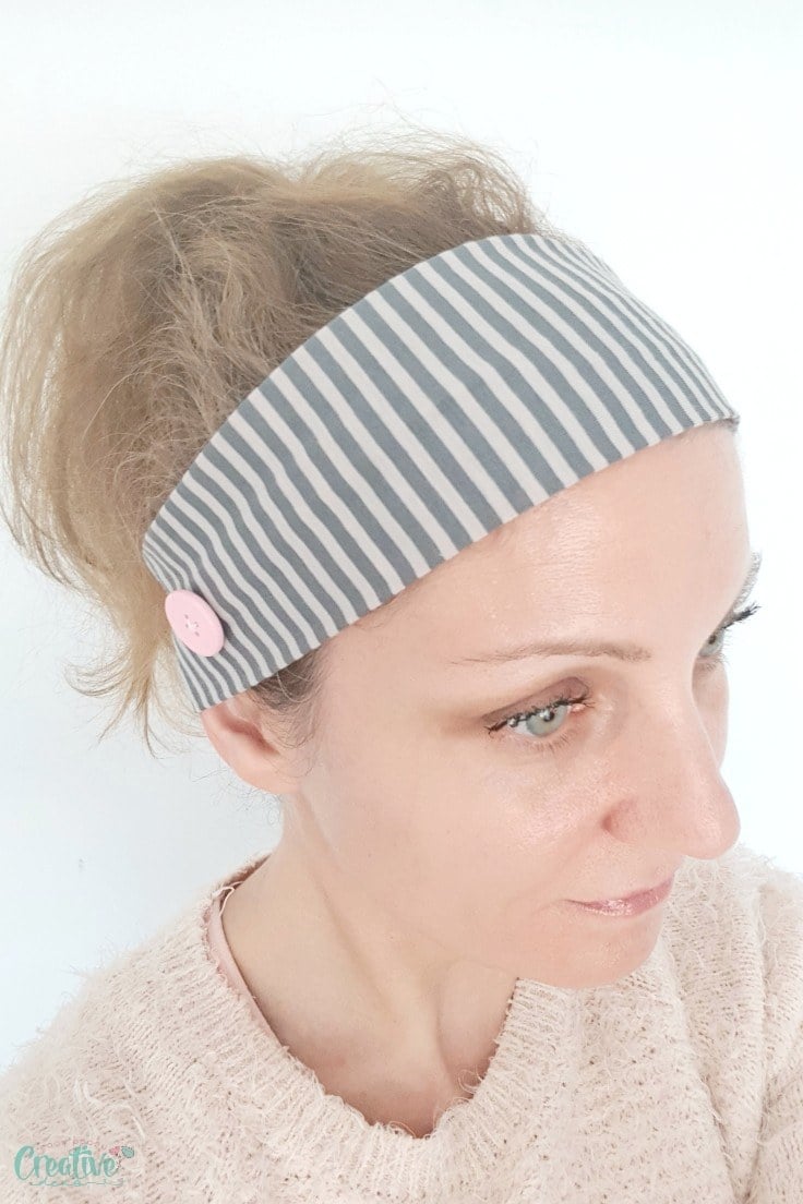 Headbands with buttons