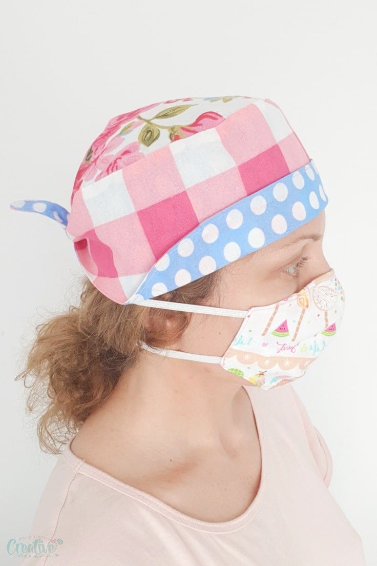 30+ Designs Scrub Hat With Elastic Pattern