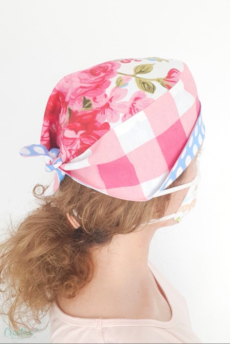 Surgical cap sewing pattern
