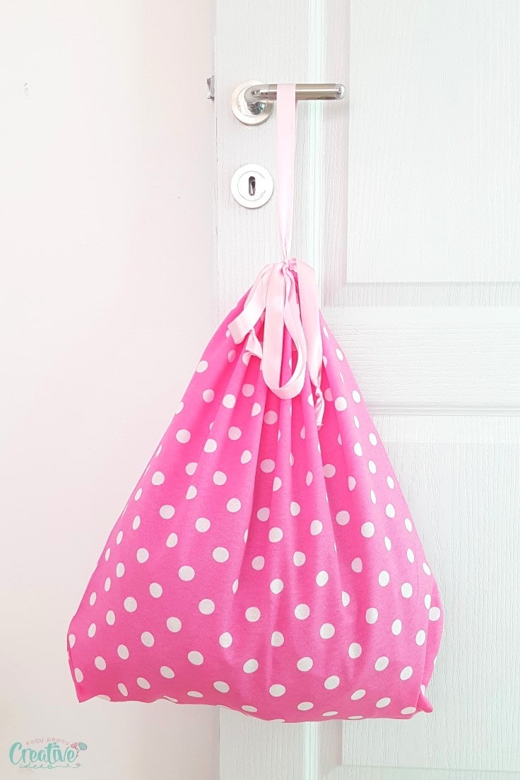 Drawstring laundry bag