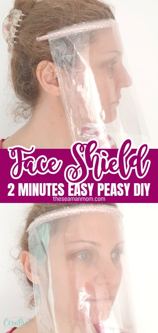 Have you tried making your own clear face shield? With this DIY face shield tutorial and using super simple materials you most likely have on hand, you'll have your own cheap and reusable face shield in about 2 minutes! via @petroneagu