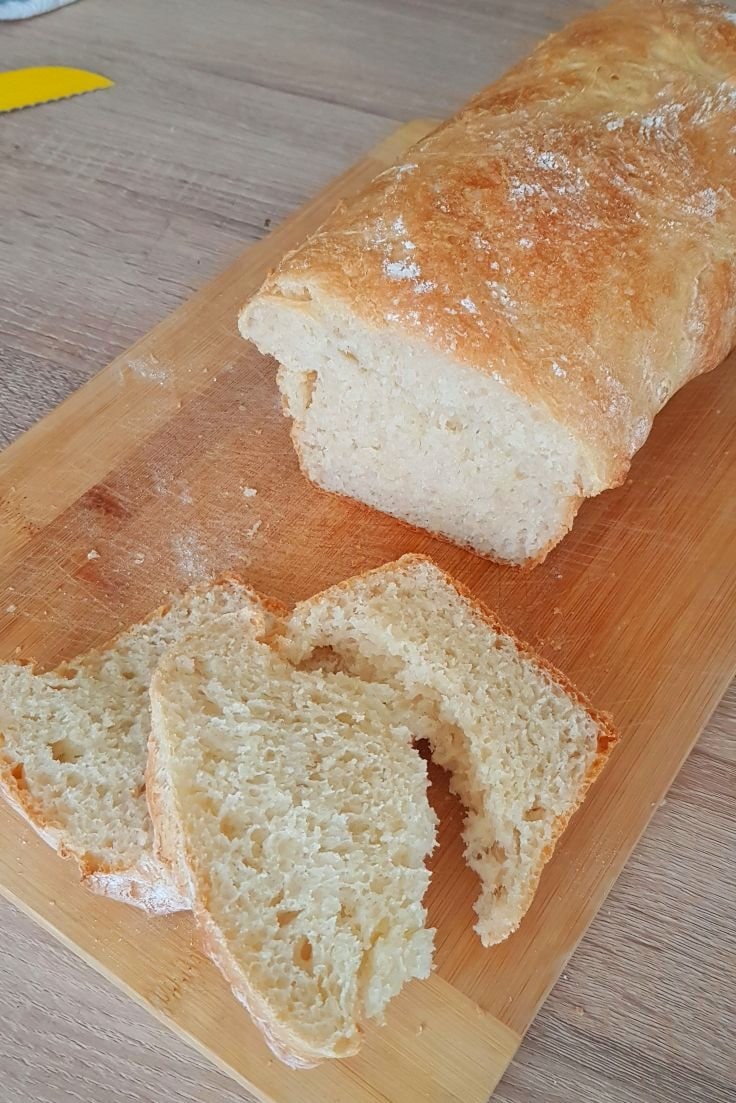 Homemade white bread