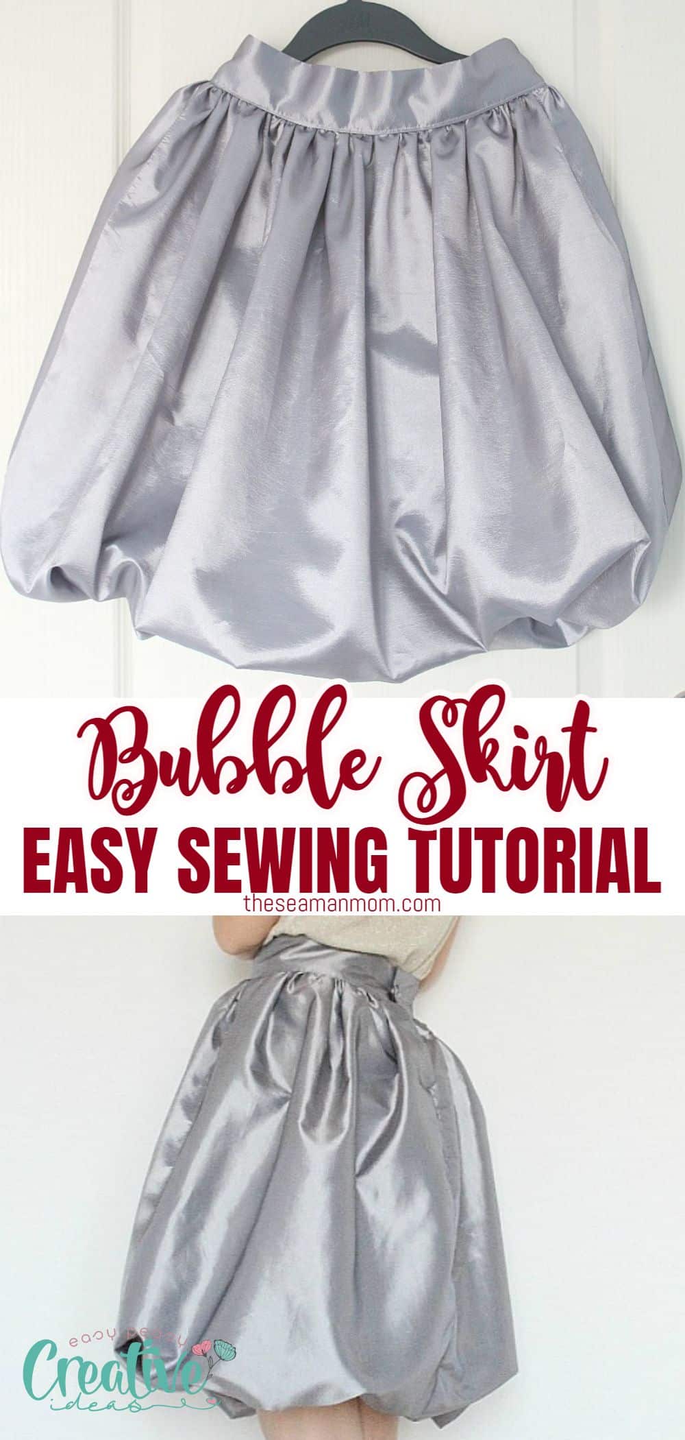 How To Sew An Easy Bubble Skirt  anickadesign