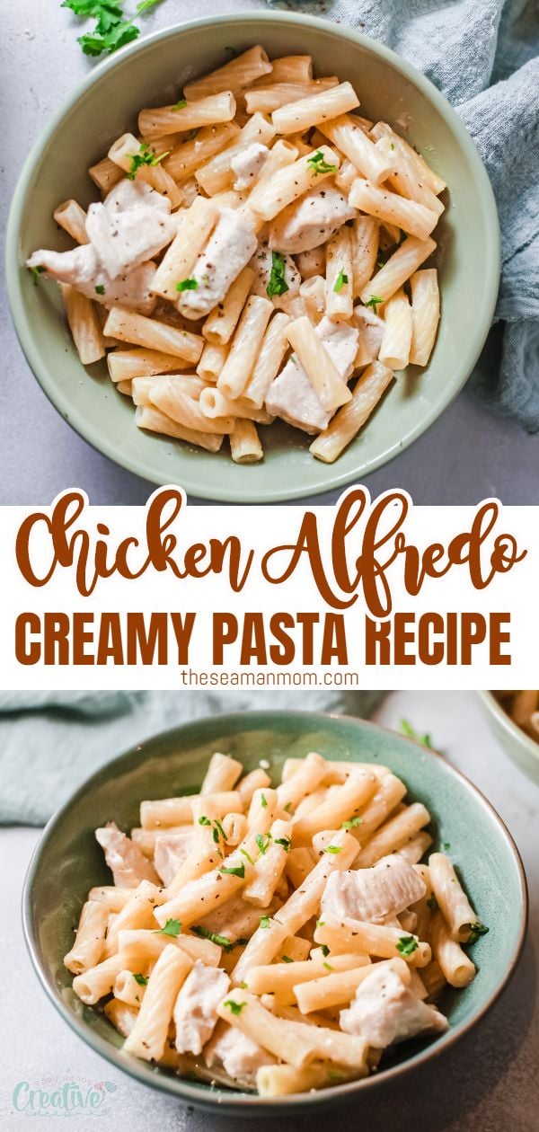 This easy chicken Alfredo pasta is made in only 1 pan and in around 30 minutes! Super delicious and creamy, it’s a classic dinner dish that’s a total crowd favorite! via @petroneagu