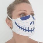 Halloween face mask pattern