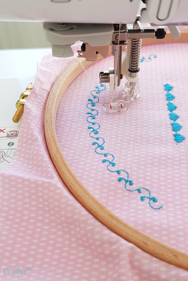 How to embroider with a sewing machine - Easy Peasy Creative Ideas