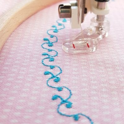 How to embroider with a sewing machine