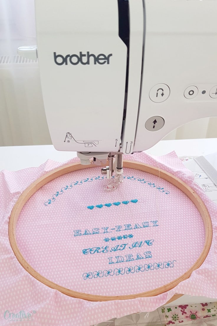 How to embroider with a sewing machine - Easy Peasy Creative Ideas