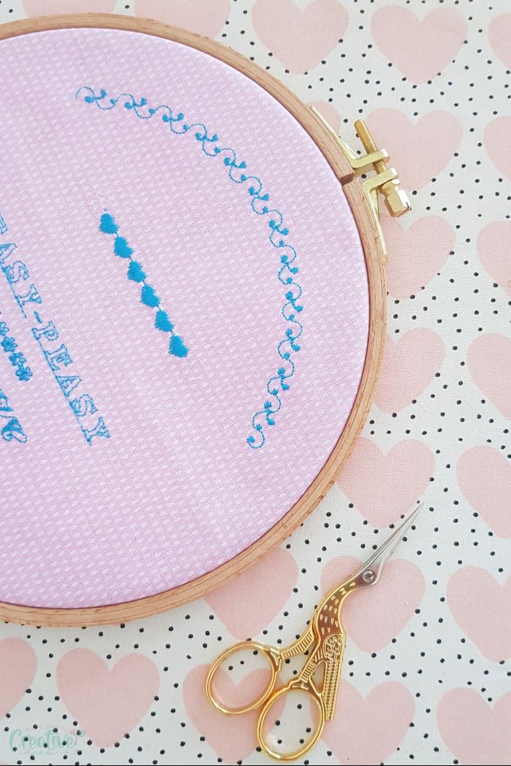How to set up an embroidery hoop