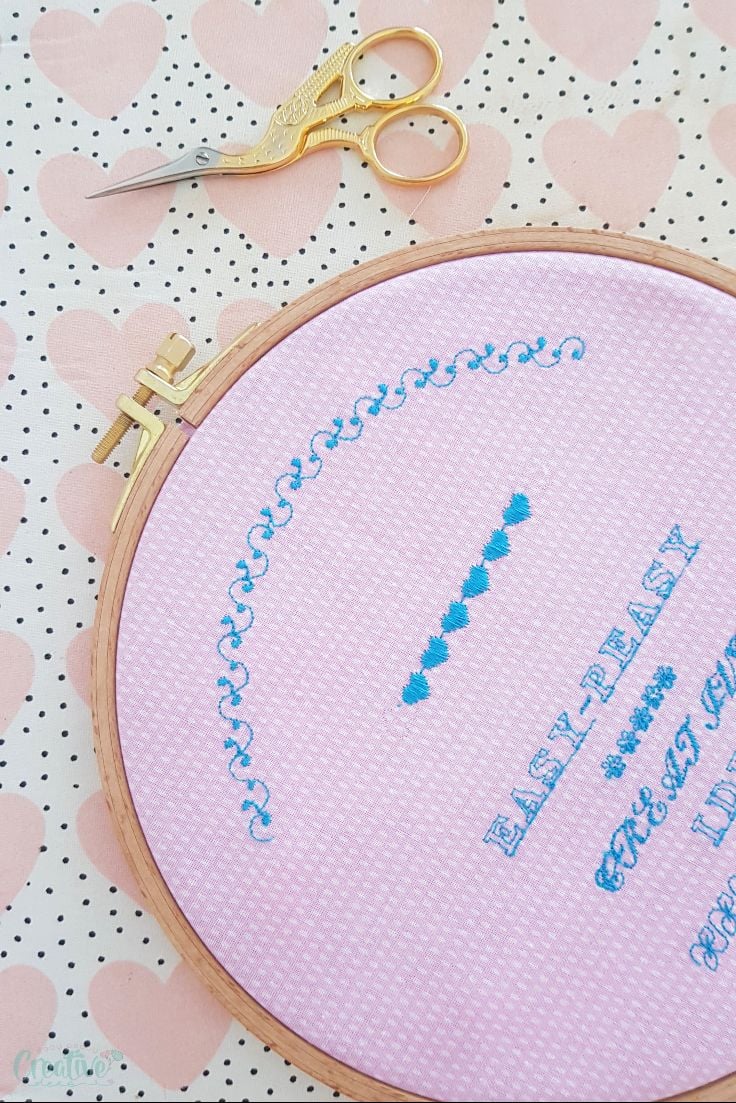 What is an embroidery hoop