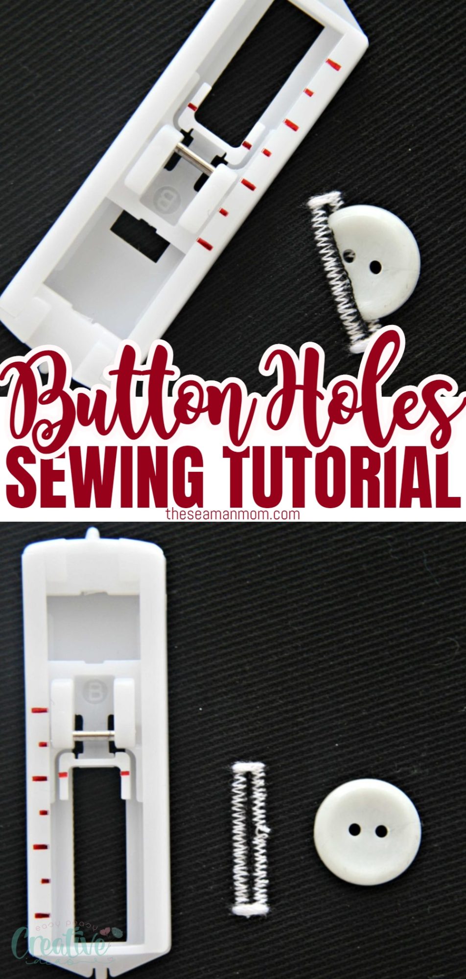 How to make buttonholes with a sewing machine