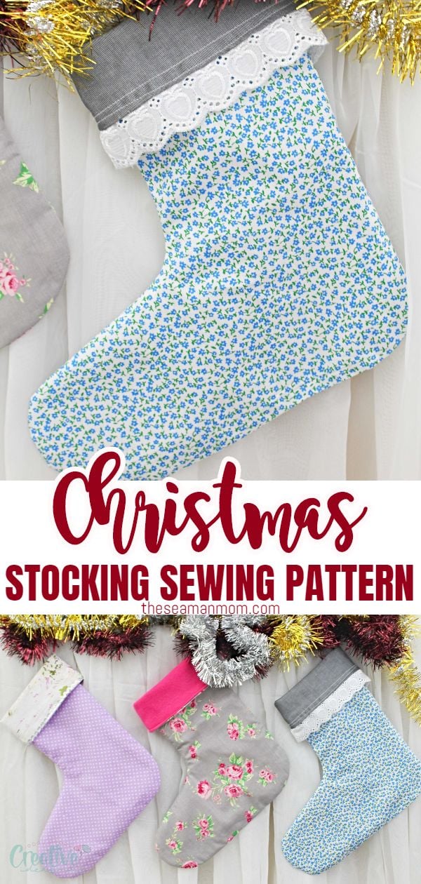 Add a dose of cheer to your holidays when you make these cute Christmas stockings! This Christmas stocking sewing pattern is simple and the instructions are easy to follow, making this project perfect for beginners! via @petroneagu