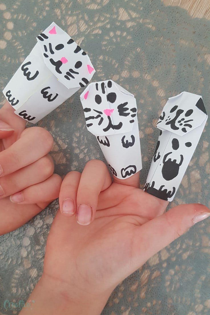 Paper finger puppets craft - Easy Peasy Creative Ideas