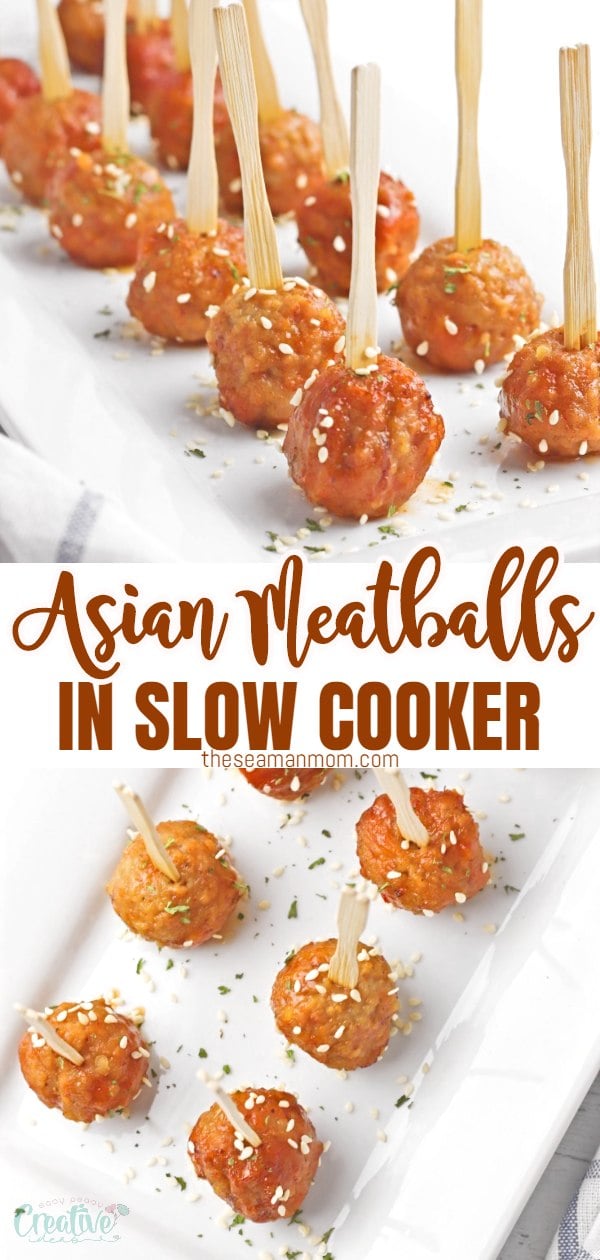 Slow cooker Asian meatballs