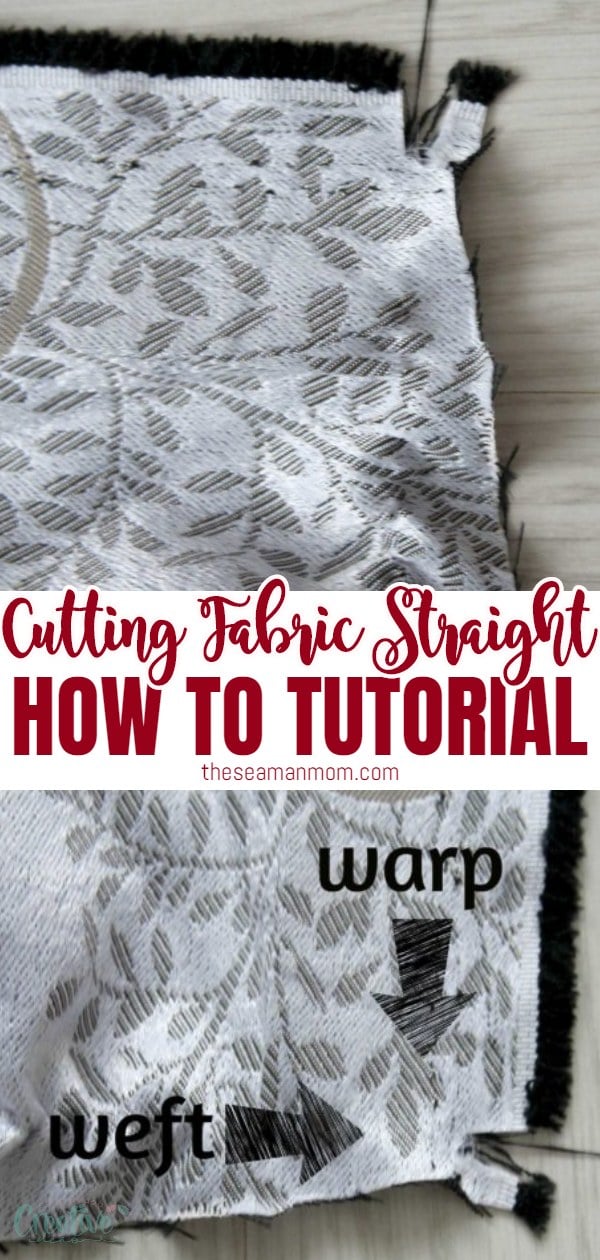 How to square up fabric