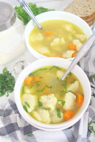 Comforting Semolina Dumplings Soup - Easy Peasy Creative Ideas