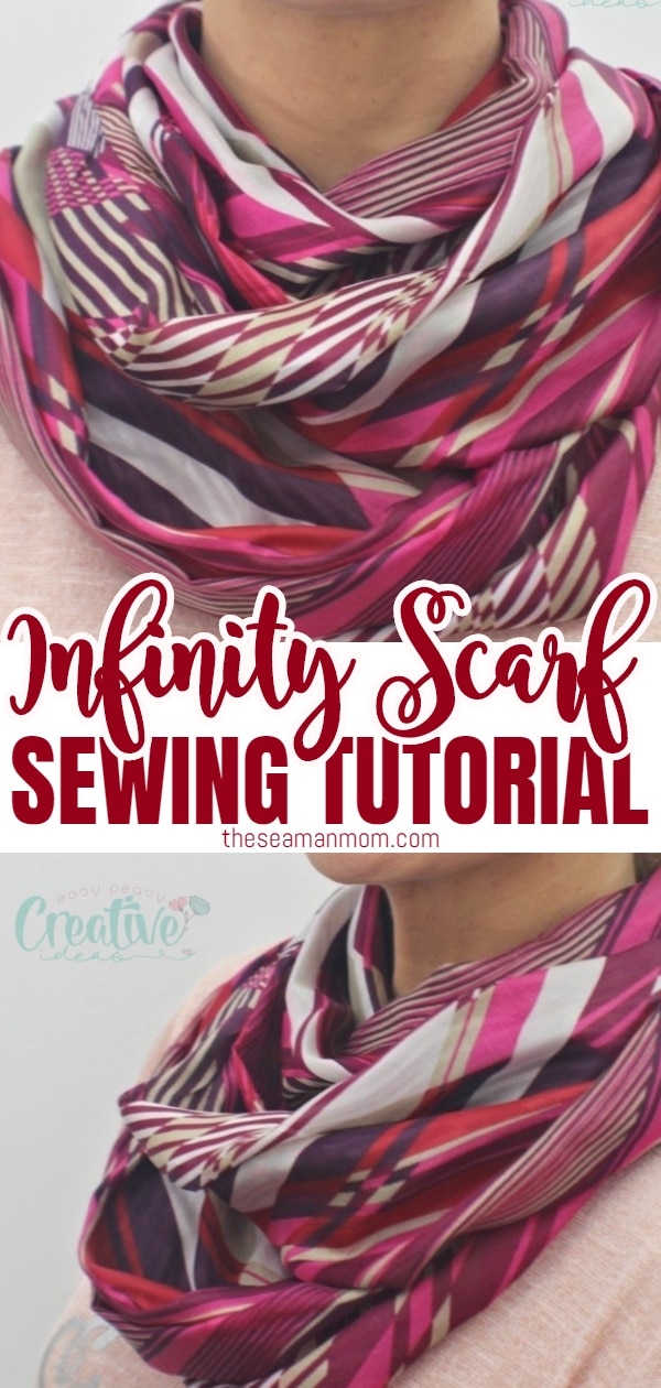 DIY INFINITY SCARF SEWING TUTORIAL