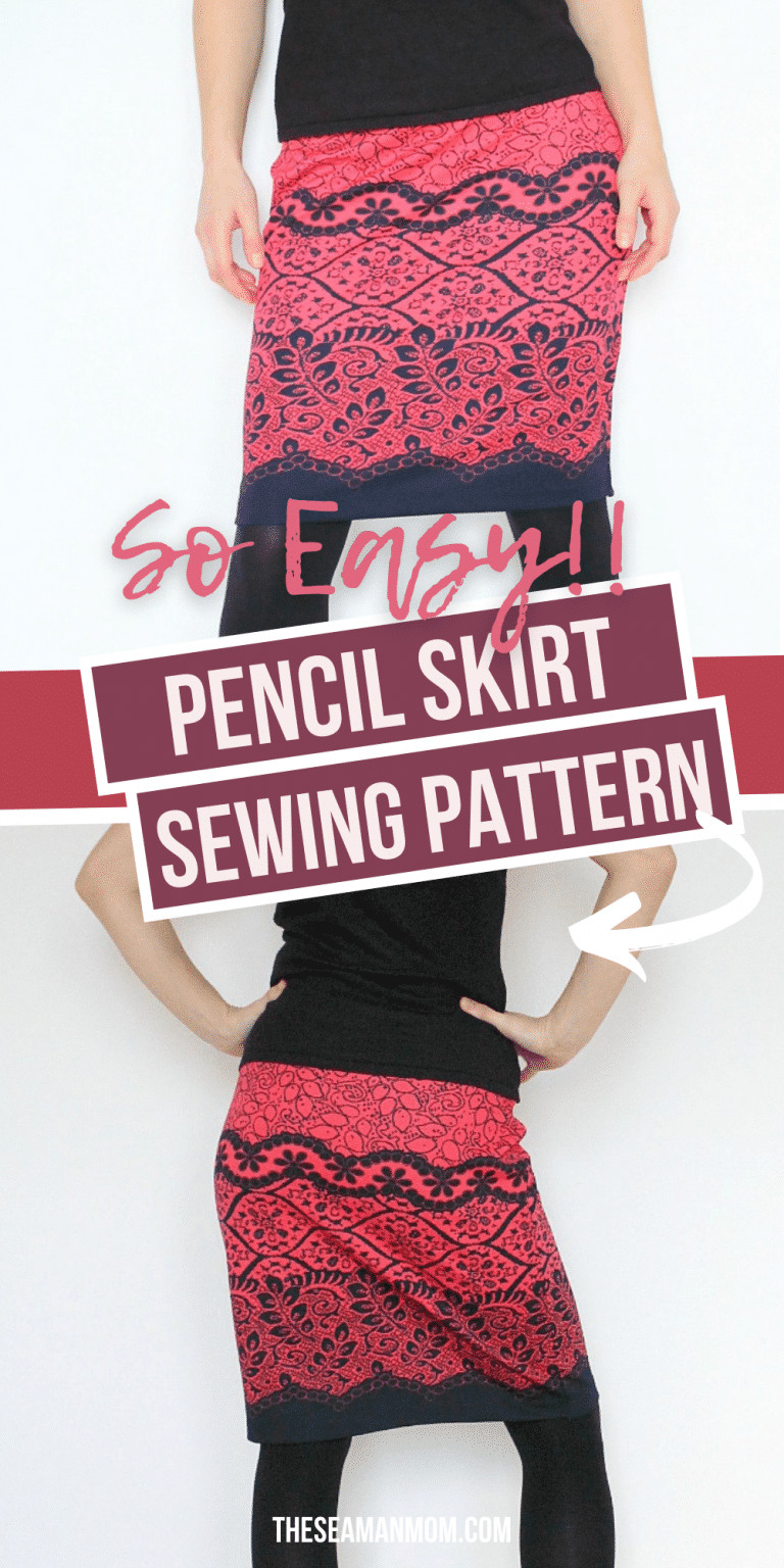 Sew This Simple & Easy Pencil Skirt Pattern - Easy Peasy Creative Ideas