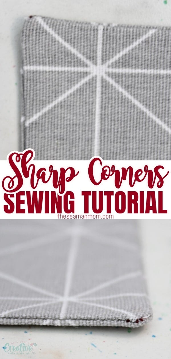 Making square corners or points doesn’t have to be complicated, not when you learn this simple trick to turn corners right side out! Sewing sharp corners is super easy to do in just a few simple steps! 

 via @petroneagu