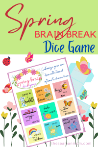 Brain break dice game