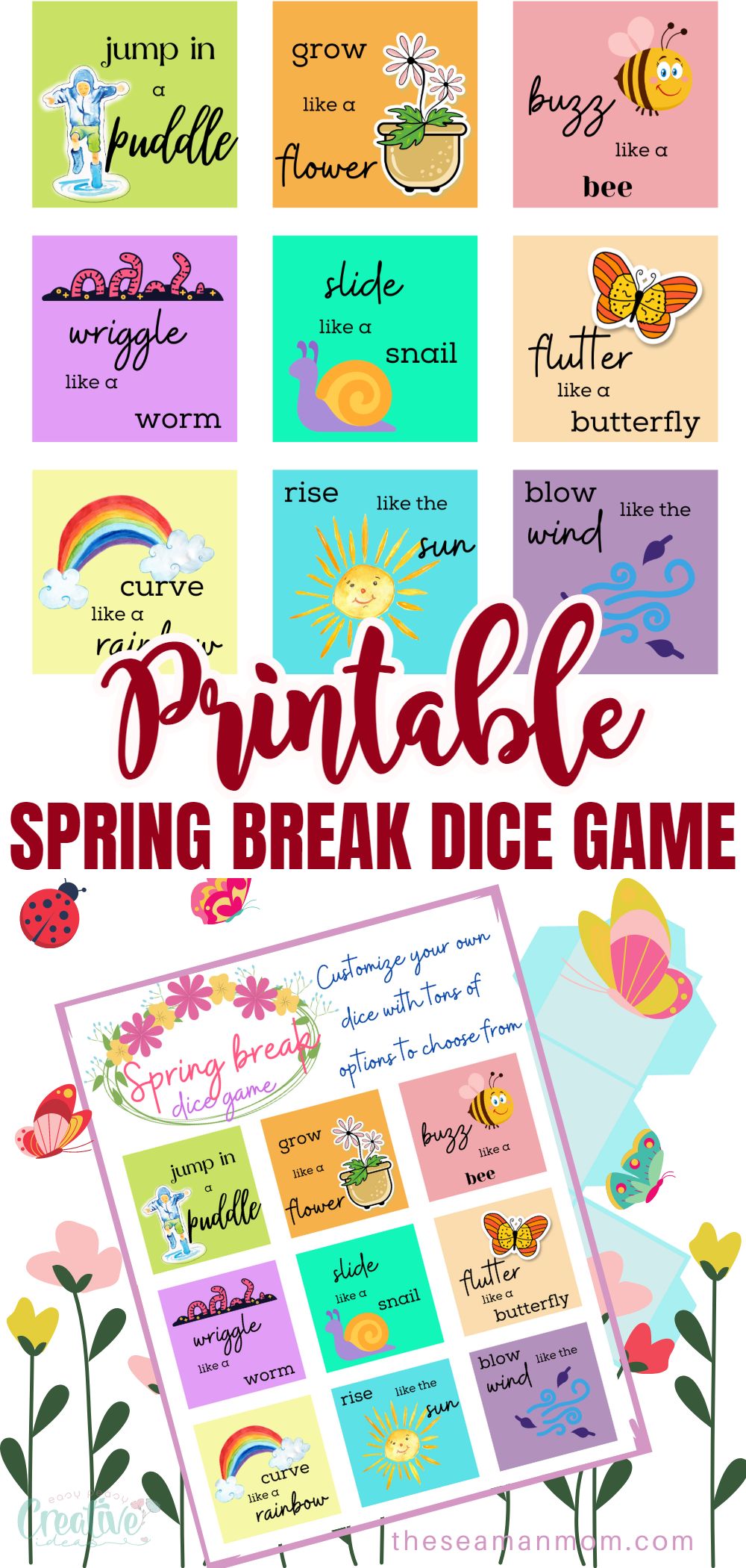 Spring break dice game