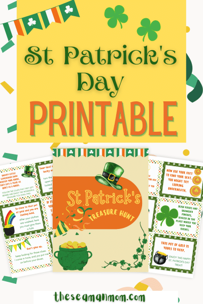 St Patrick's day treasure hunt printables - Easy Peasy Creative Ideas