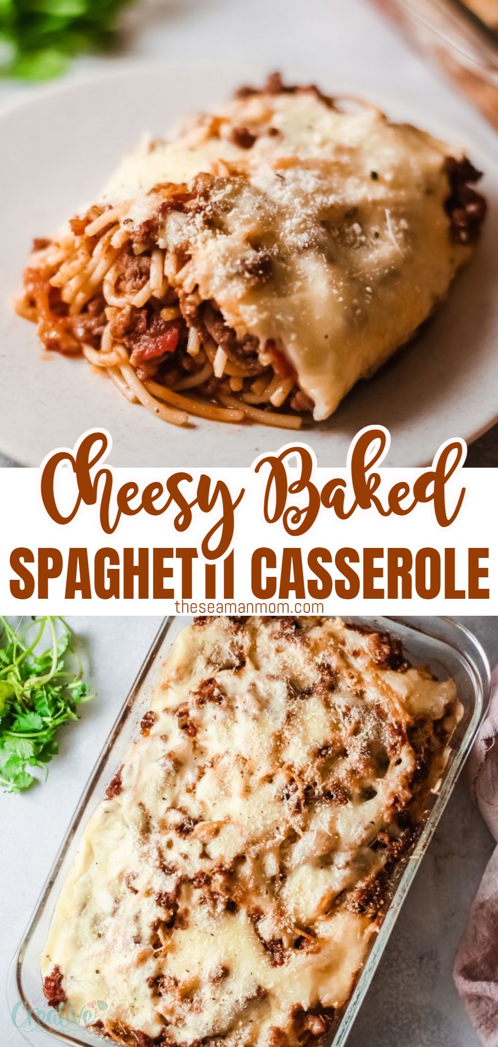 Cheesy baked spaghetti is a delicious recipe perfect to make when you are short on time or are looking for a crowd-pleasing recipe. Budget friendly and incredibly delicious and easy, this baked spaghetti recipe tastes just like lasagna but made in a third of the time! via @petroneagu