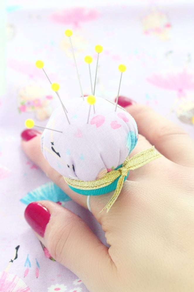 Cupcake Pin Cushion Cute Pin Cushion Sewing Accessory 