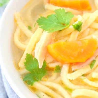 You’ll love this super yummy, comforting and easy to make noodle soup