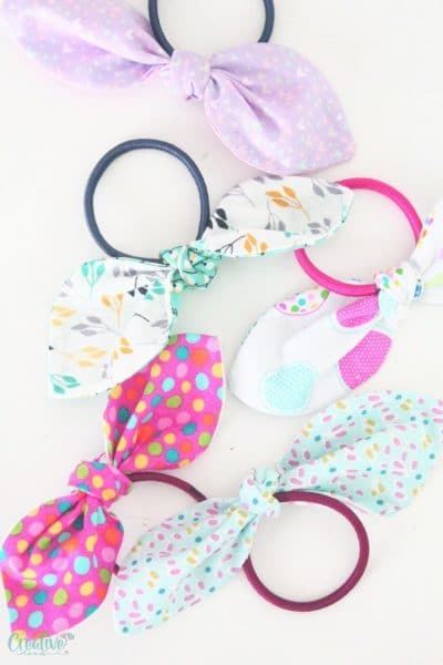 knitted hair tie pattern