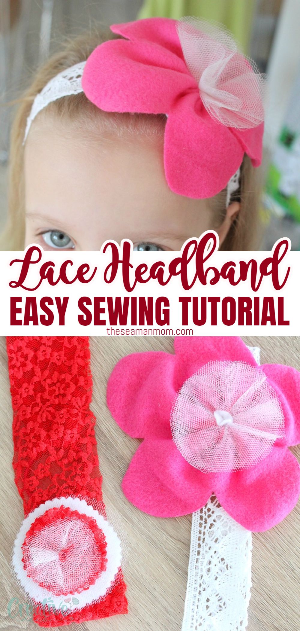 Stunning Easy Lace Headband Tutorial - Easy Peasy Creative Ideas