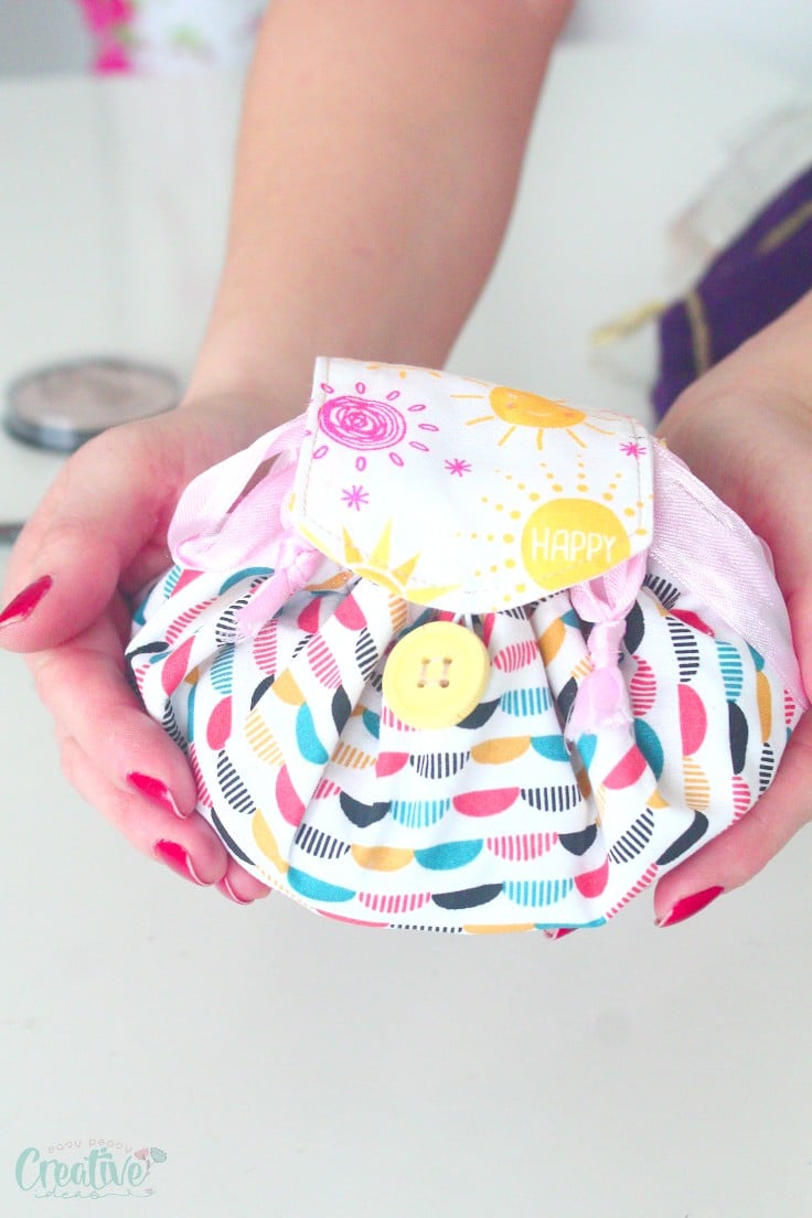 Makeup bag sewing pattern