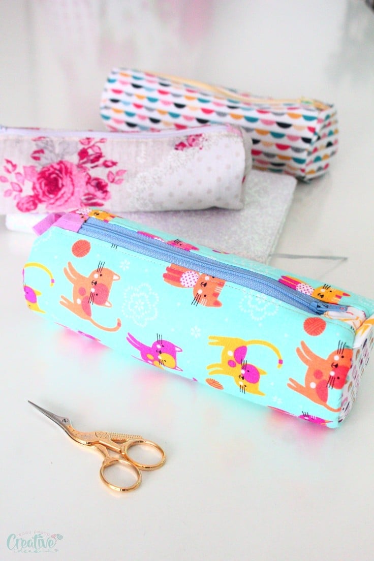 Easy Adorable Round Pencil Case Pattern Easy Peasy Creative Ideas