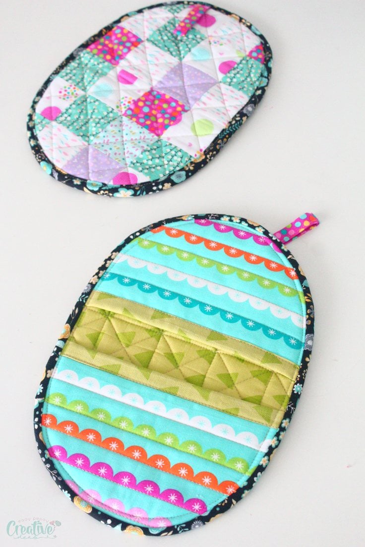 Pot holders with pockets