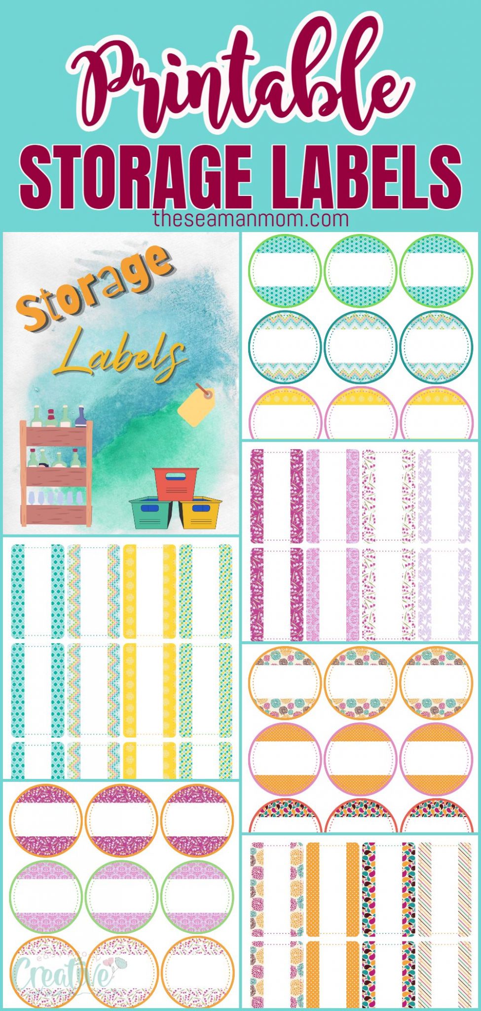 Printable Storage Labels To Stay Organized - Easy Peasy Creative Ideas