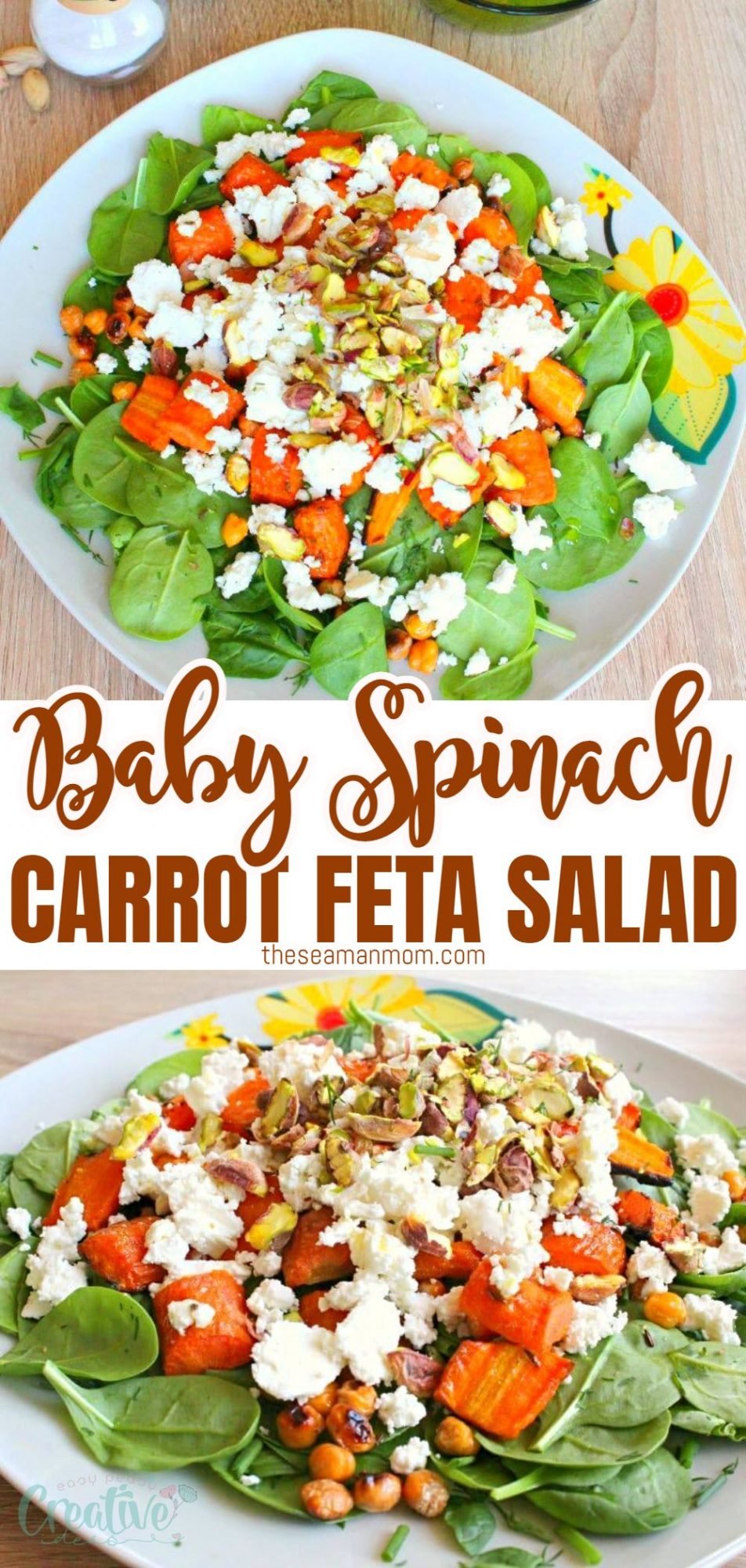 Baby spinach salad